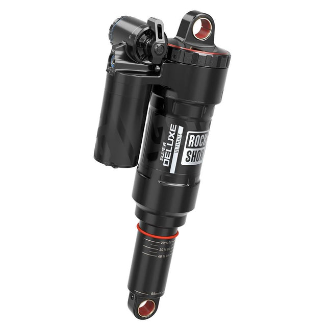 RockShox Rear Shock Super Deluxe Ultimate RC2T - Linear Air, 0 Neg/1 Pos Token, Linearreb/Lowcomp,320Lb Theshold, Trunnion Standard - C1 - RSSDLX8358017 - Aerolux