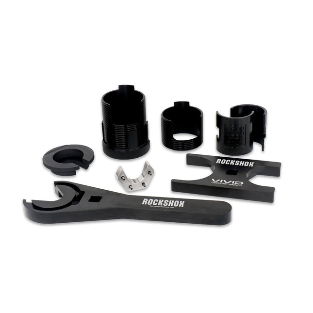 RockShox Rear Shock Toolset for Vivid Service (includes countermeasure tools, clip, 46/36 crowfoot, body protector) - Vivid C1+ (2024+) - R8422000 - Aerolux