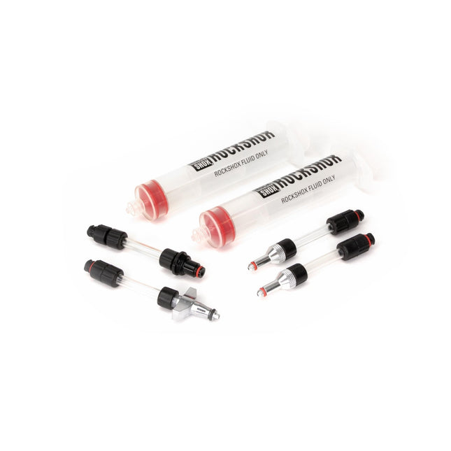 RockShox RockShox Universal Bleed Kit (Includes 2 Syringes, 2 Standard Fittings, Charger Fitting, And Reverb Bleeding Edge Fitting) - RS8098000 - Aerolux