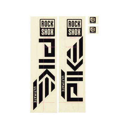 Rockshox Spare - Fork Decal Kit - Pike Ultimate 27/29 (2023+) - RS8105063 - Aerolux