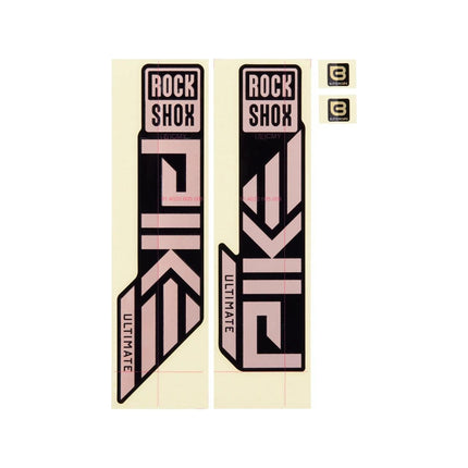 Rockshox Spare - Fork Decal Kit - Pike Ultimate 27/29 (2023+) - RS8105063 - Aerolux