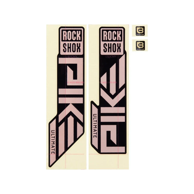 Rockshox Spare - Fork Decal Kit - Pike Ultimate 27/29 (2023+) - RS8105063 - Aerolux