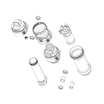 RockShox Spare - RS ASSY, RESERVOIR, SUDLX R 68MM - RSP8057015 - Aerolux