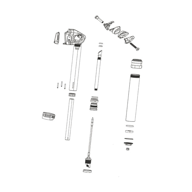 Rockshox Spare - Seatpost Stainless Steel Keys - Size 1 (Qty 3) - Reverb Xplr 27.2 AXS (2022+) - RSP8056005 - Aerolux