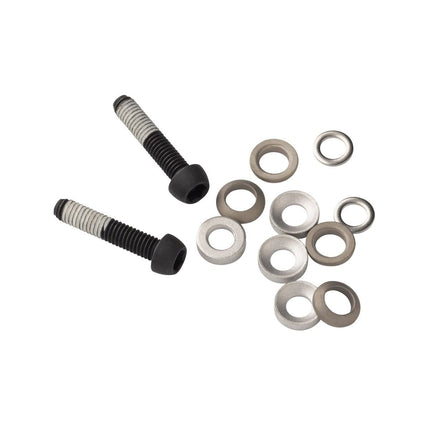 SRAM Caliper Mounting Hardware Titanium T25 5mm (2 pcs) - Flat Mount Caliper - SMDM006004 - Aerolux