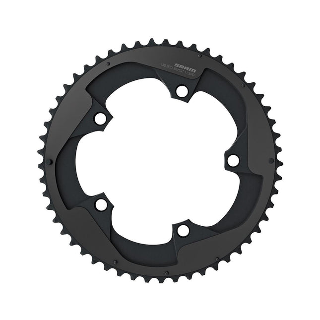 SRAM Chain Ring Road Red B2 X - Glide 50T Yaw 11 Speed S3 110 Alum5mm Black Black 2 - Pin (50 - 34) - CRS031010 - Aerolux