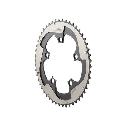 SRAM Chain Ring Road Red22 X - Glide R 50T Yaw 11 Speed S3 Hidden Bolt/Non - Hidden Bolt 110 Alum 5mm Falcon Grey BB30 or GXP (50 34) - CRS010000 - Aerolux