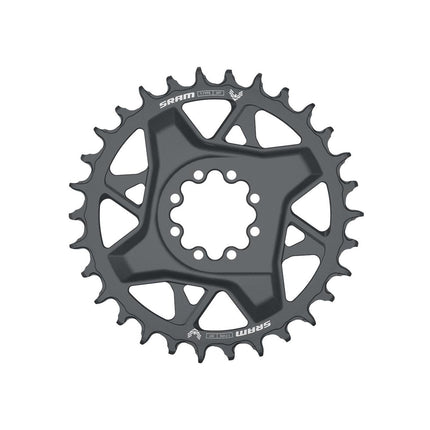 SRAM - Chain Ring T - Type Direct Mount 3mm Offset Eagle (Including 8 Bolts) Dark Polar - GX D1 - CW8054000 - Aerolux