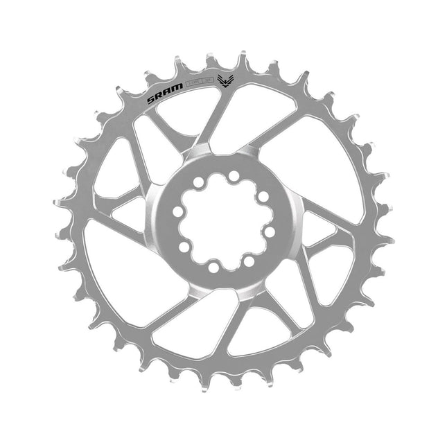 SRAM Chain Ring T - Type Eagle Steel Direct Mount 3mm Offset Eagle (Including 8 Bolts) Silver - Eagle 90 - CW8068000 - Aerolux