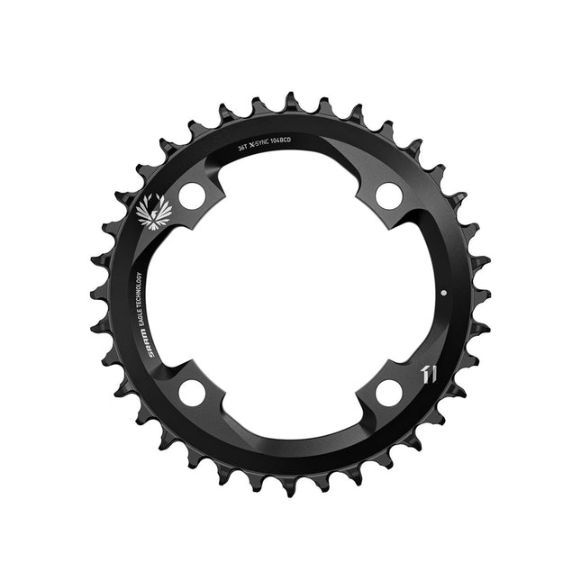 SRAM Chain Ring X - SYNC 2 36T 104 BCD Alum 12 speed Black - CW8033020 - Aerolux