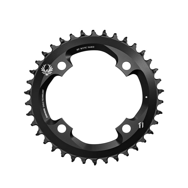 SRAM Chain Ring X - SYNC 2 38T 104 BCD Alum 12 speed Black - CW8033030 - Aerolux
