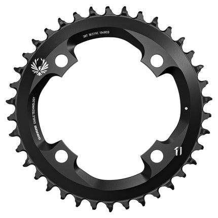SRAM Chain Ring X - Sync 2 38T 104 BCD Steel Eagle Black - CW8045001 - Aerolux
