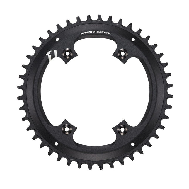 SRAM Chain Ring X - Sync 44T 11 Speed Apex1 Asymmetric 110BCD Alumblack BB30 Or Gxp - CW8037020 - Aerolux