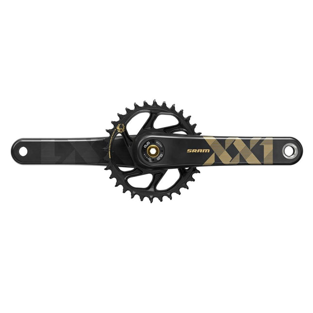 SRAM Crank XX1 Eagle Boost 148 DUB 12s w Direct Mount 34t X - SYNC 2 Chainring (DUB Cups/Bearings Not Included) - CW8526002 - Aerolux