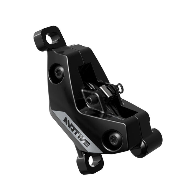 Sram Disc Brake Caliper Assembly - (Assembled, No Hose) Gloss Black Anodized - Motive Silver A1+ - SSP8056030 - Aerolux