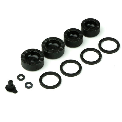 SRAM Disc Brake Caliper Piston Kit - (Includes 2 - 16mm, 2 - 15mm Caliper Pistons, Seals, O - Rings) - Db8/Db6/Db4 A1+ (2023+), Motive Ult/Slv/Brz A1+ (2026+) - SSP8058003 - Aerolux