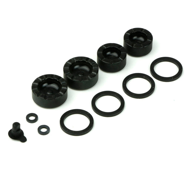 SRAM Disc Brake Caliper Piston Kit - (Includes 2 - 16mm, 2 - 15mm Caliper Pistons, Seals, O - Rings) - Db8/Db6/Db4 A1+ (2023+), Motive Ult/Slv/Brz A1+ (2026+) - SSP8058003 - Aerolux