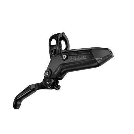 SRAM Disc Brake Level Silver Stealth 4 Piston - Aluminum Lever, Stainless Hardware, Reach Adj, Rear Hose (Includes MMX Clamp, Rotor/Bracket Sold Separately) C1 - DBS8230001 - Aerolux