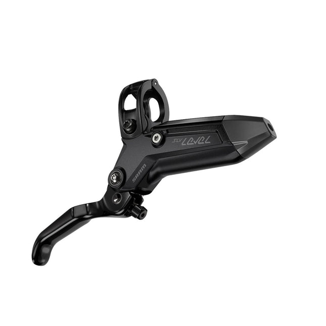 SRAM Disc Brake Level Silver Stealth 4 Piston - Aluminum Lever, Stainless Hardware, Reach Adj, Rear Hose (Includes MMX Clamp, Rotor/Bracket Sold Separately) C1 - DBS8230001 - Aerolux