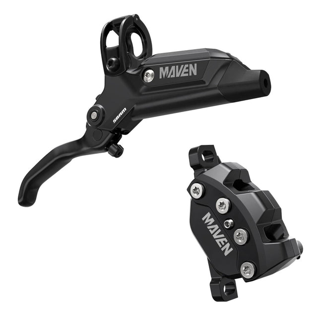 SRAM Disc Brake Maven Base - Aluminum Lever, Stainless Hardware, Reach Adj, Diffusion Black (includes MMX Clamp,20P - 2 Bracket,Bleeding Edge Tool) A1 - DBS8241000 - Aerolux