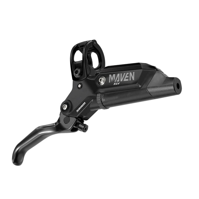SRAM Disc Brake Maven Silver Stealth - Aluminum Lever, Stainless Hardware, Reach/Contact Adj,Swinglink, Black (Includes MMX Clamp, Bracket) (Rotor Sold Separately)A1 - DBS8238000 - Aerolux