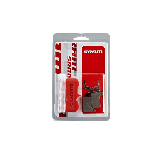 SRAM Disc Brake Pads - Asymmetric Sintered/Steel (Heavy Duty) √± Monoblock - SRAM Hydraulic Road Disc, Level A1 (2017 - 2019) - HDBP8010004 - Aerolux