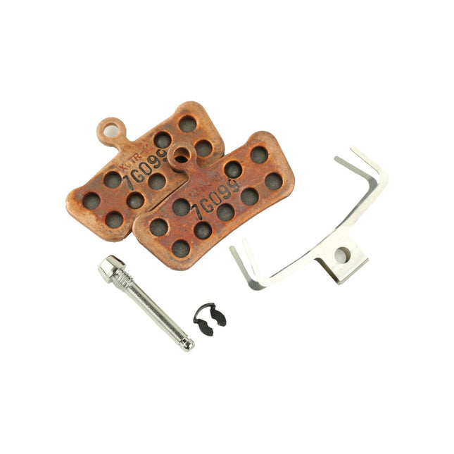 SRAM Disc Brake Pads - Medium Sintered/Steel (Heavy Duty) - Trail/Guide/G2/Level 4 Piston - AV8003005 - Aerolux