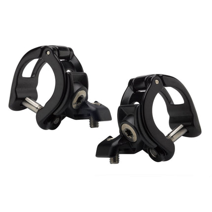 SRAM Disc Brake Spare Matchmaker X MMX Clamp, Single Right, Black, Titanium Bolts (Compatible With SRAM MMX Clamp - Compatible Shifters) - Maven, DB8, Guide/G2, Level, Code - AV018050 - Aerolux