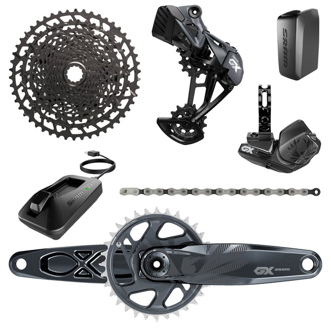 SRAM GX Eagle AXS DUB Groupset - 11 - 50T - Includes - GXAXS1751150B - Aerolux