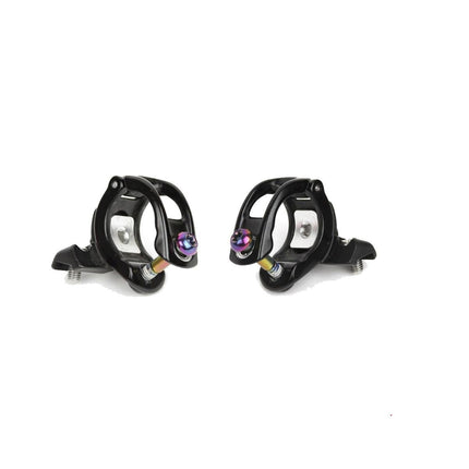 SRAM MatchMaker X, Pair, Black, Stainless T25 Rainbow Bolts (compatible with SRAM MMX - compatible shifters) - Code, G2, Guide, Level, Elixir, DB - DBS5018051 - Aerolux