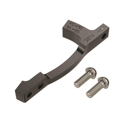 SRAM Post Bracket - 20 P 1 (For Use With 160mm And 180mm Rotors Only) (140 To 160 Or 160 To 180), Includes Stainless Bracket Mounting Bolts - SSP8007009 - Aerolux