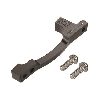 SRAM Post Bracket - 20 P 2 (For Use With 200mm And 220mm Rotors Only) (180 To 200 Or 200 To 220), Includes Stainless Bracket Mounting Bolts - SSP8007010 - Aerolux
