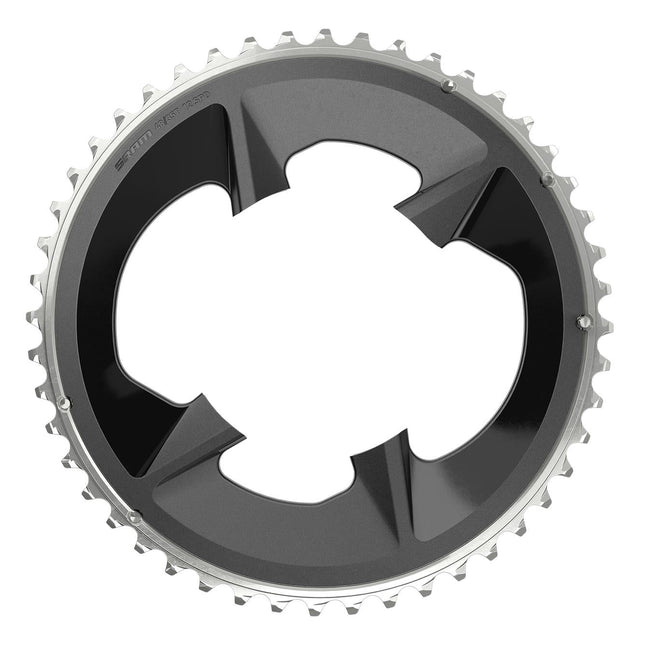 SRAM Rival AXS Chain Ring Road 107BBD 2X12 Black With Cover Plate - CR8029002 - Aerolux