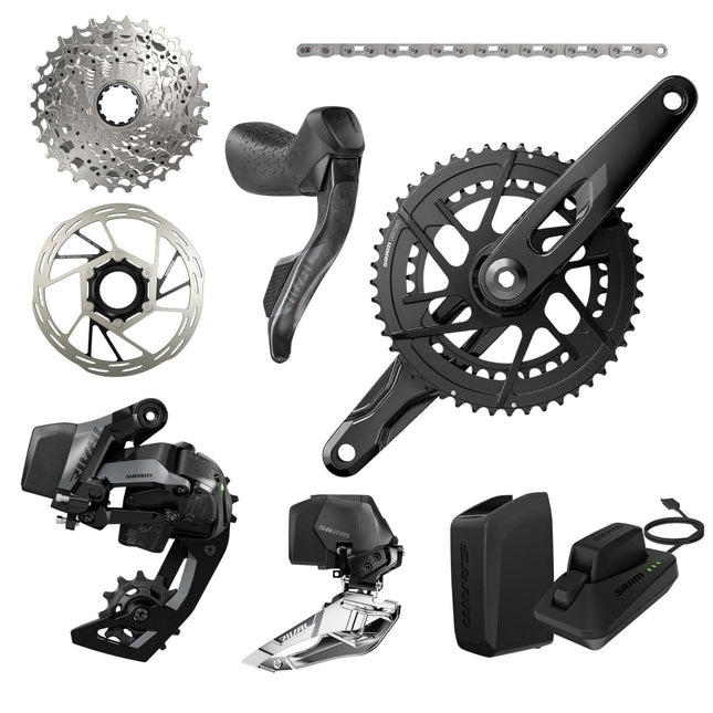 SRAM Rival AXS E1 2X Groupset Direct Mount 4835T - RAXSE12X604836 - Aerolux