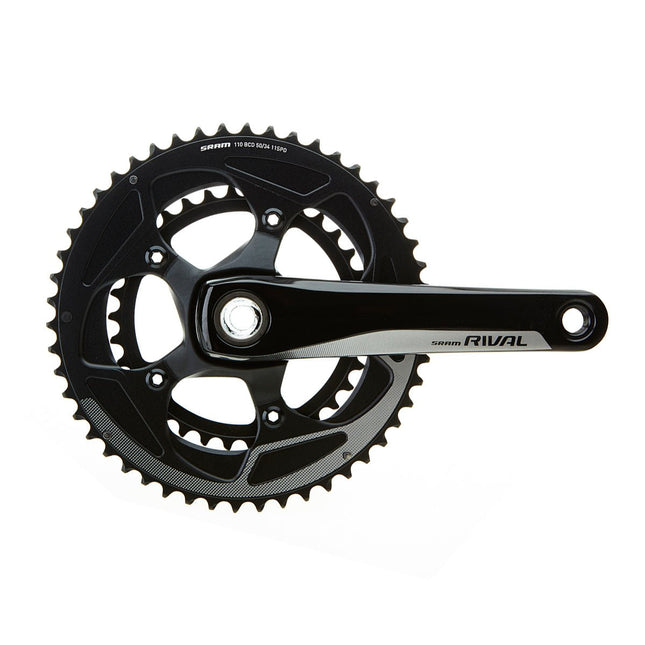 SRAM Rival22 Crank Set BB30 175 50 - 34 Yaw Bearings NOT incl - CWR250005 - Aerolux