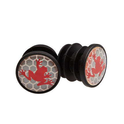 SRAM Road Handlebar End Plugs Make the Leap Frog Qty 2 - HTSEP72030 - Aerolux
