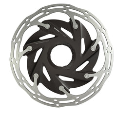SRAM Rotor Centerline X Road 2 Piece CenterLock Black Rounded (includes internal tooled lockring) - DBS8122004 - Aerolux