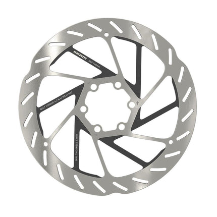 SRAM ROTOR - HS2 6 - bolt (includes Steel rotor bolts) Rounded - DBS8176000 - Aerolux