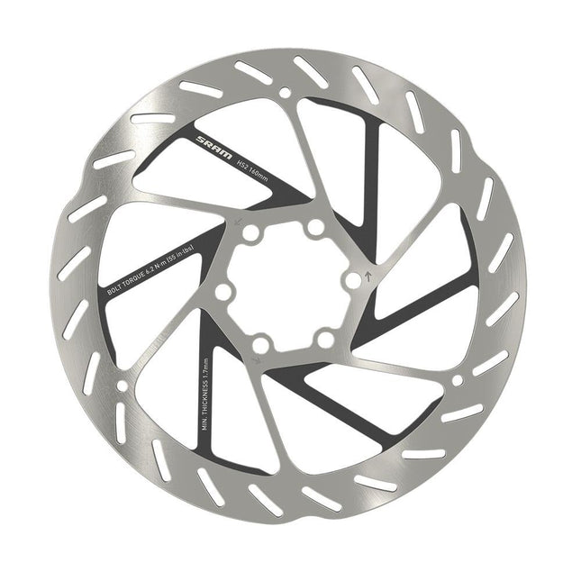 SRAM ROTOR - HS2 6 - bolt (includes Steel rotor bolts) Rounded - DBS8176000 - Aerolux