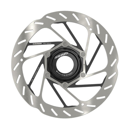SRAM Rotor - HS2 Center Lock (Includes Lockring) Rounded - DBS8176004 - Aerolux