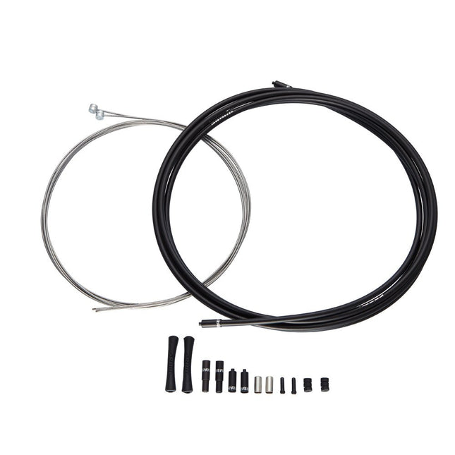 SRAM SlickWire Road Brake Cable Kit 5mm (1x 850mm, 1x 1750mm 1.5mm coated cables, 5mm Kevlar√Ü reinforced compression - free housing, ferrules, end caps, frame protectors) - SC8006003 - Aerolux