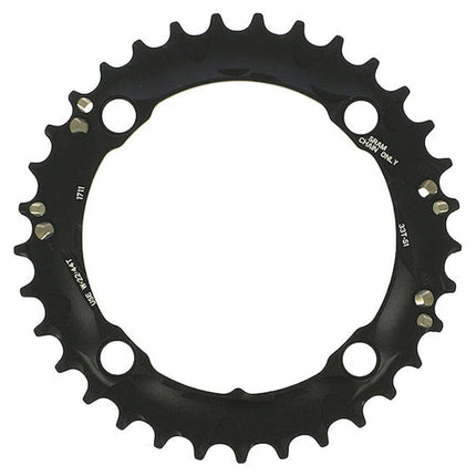 Sram Spare - Chain Ring MTB 42T 120 S2 AL6 Short Pin BB30 CNC 2X10 BlastBlack - CRT42XBS - Aerolux