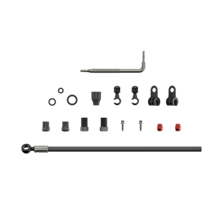 SRAM Spare - Disc Brake Hydraulic Hose Kit - Black Banjo - 2000mmblk(Inc. Banjo, Fittings) - Level Ult,Level Tlm (A1), Code R/Rsc (B1),Red Etap Hrd,S900 Monoblock - SSP18039000 - Aerolux