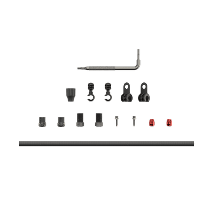 SRAM Spare - Disc Brake Hydraulic Hose Kit - Double Compression - 2000mmblk - Avidcode/R,Elixir1/3,Juicy3,DB 1/3/8,Levelult/Tlm(B1),Level/T,Guide Re,G2 RE/RS/R,S9002P(Red,Force,Rival - 2Petapaxs) - SSP8036000 - Aerolux