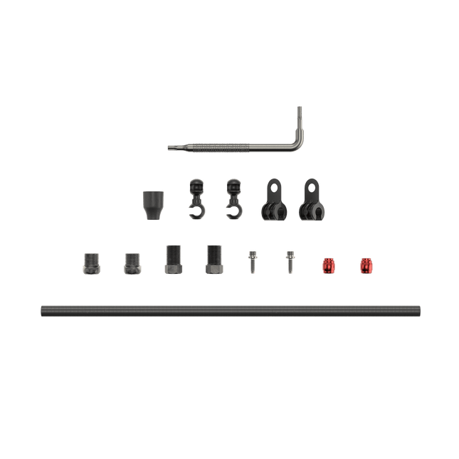 SRAM Spare - Disc Brake Hydraulic Hose Kit - Double Compression - 2000mmblk - Avidcode/R,Elixir1/3,Juicy3,DB 1/3/8,Levelult/Tlm(B1),Level/T,Guide Re,G2 RE/RS/R,S9002P(Red,Force,Rival - 2Petapaxs) - SSP8036000 - Aerolux