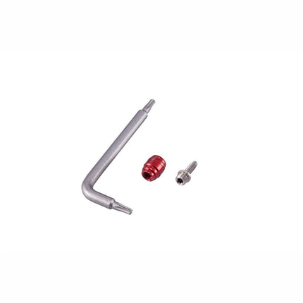 Sram Spare - Disc Brake Spare Lever Hydraulic Disc Brake Hose Fitting Kit Includes 1 Threaded HoseBarb, 1 Red Comp Fitting) Qty 1 - Stealthamajig - SS5378803004 - Aerolux