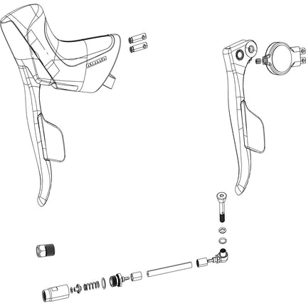 SRAM Spare - ED Exchange Kit Rival Etap AXS D1 Left - SS8078004 - Aerolux
