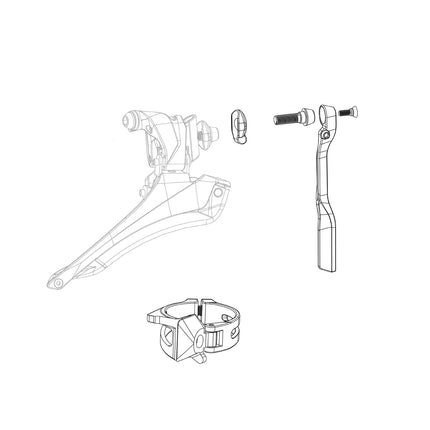 SRAM Spare - Front Derailleur Spare Parts Kit Red Etap AXS - SSP7618007000 - Aerolux