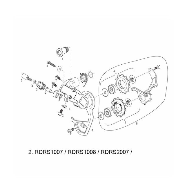 Sram Spare - Rear Derailleur Cable Anchor/Limit Screw Rival - RDRS1007 - Aerolux