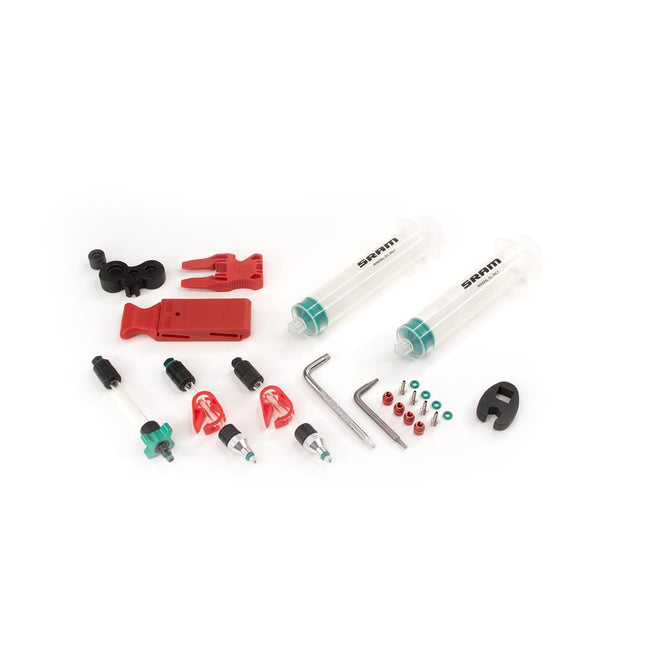 SRAM Standard Mineral Oil Bleed Kit (Includes 2 Standard Syringes, M4 Fittings, Bleed Blocks, Torx Tool, Crowfoot, Bleeding Edge Fitting) - DB8/Maven - SSP8031006 - Aerolux